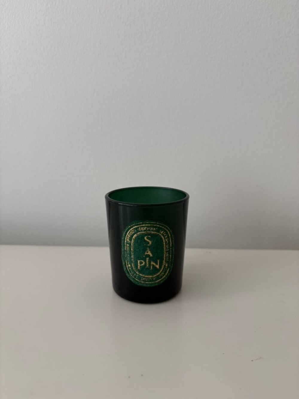 Diptyque empty Sapin candle jar